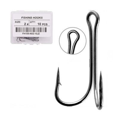 10pcs/box Double Fishing Frog Hook